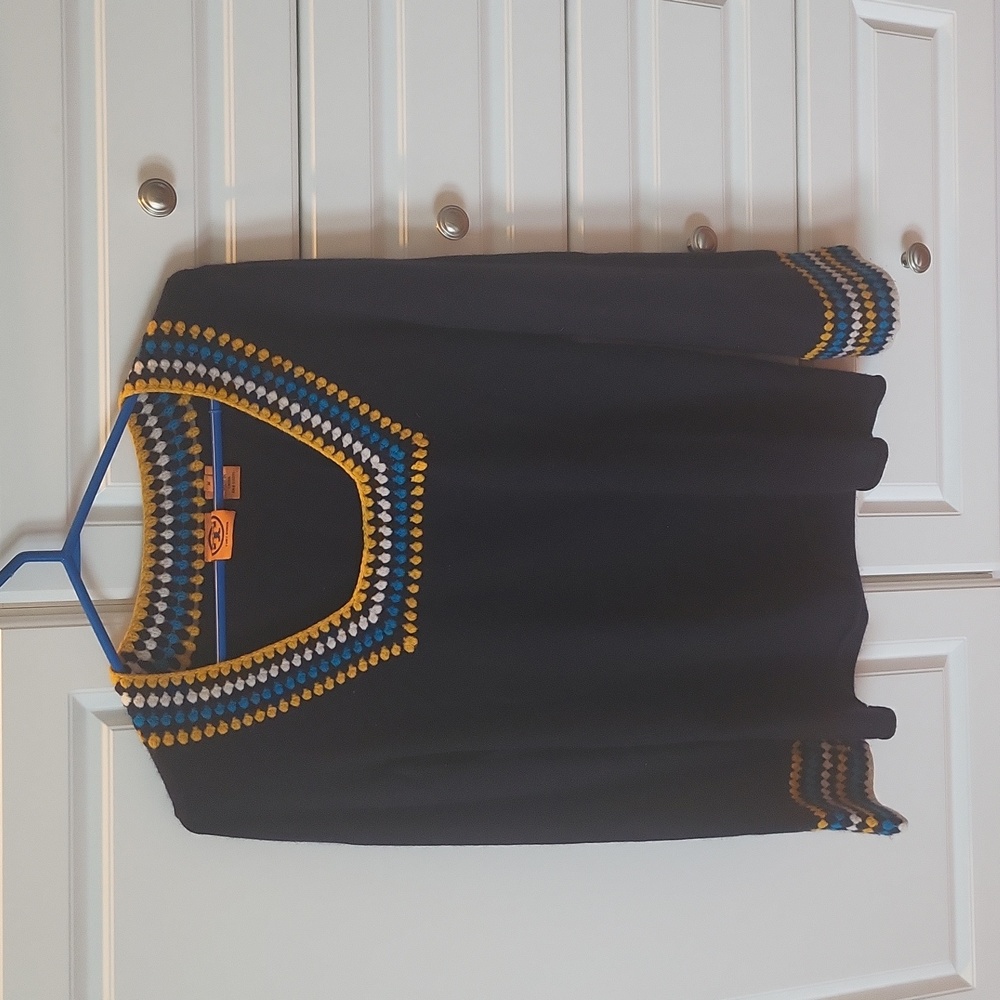 Tory burch cashmere sweater navy blue